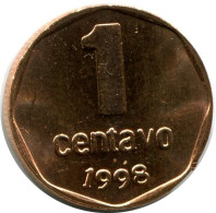 1 CENTAVO 1998 ARGENTINE ARGENTINA Pièce UNC #M10064.F - Argentine