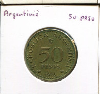 50 PESOS 1978 ARGENTINE ARGENTINA Pièce #AR281.F - Argentine