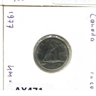 10 CENTS 1977 CANADA Moneda #AX471.E - Canada