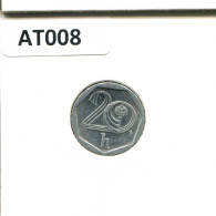 20 HALERU 1999 REPÚBLICA CHECA CZECH REPUBLIC Moneda #AT008.E - Tchéquie
