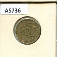 20 PENNYA 1980 FINLANDIA FINLAND Moneda #AS736.E - Finland