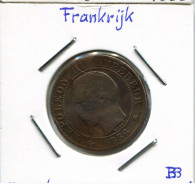 2 CENTIMES 1856 B FRANCIA FRANCE Moneda Napoleon III Imperator #AK995.E - 2 Centimes