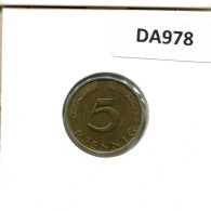 5 PFENNIG 1971 G BRD ALEMANIA Moneda GERMANY #DA978.E - 5 Pfennig