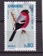 ANDORRE OBLITERES 1974 : Y/T  N° 241 BOUVREUIL - Used Stamps