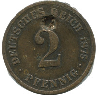 2 PFENNIG 1875 C GERMANY Coin #AD484.9.U - 2 Pfennig