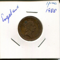PENNY 1988 UK GROßBRITANNIEN GREAT BRITAIN Münze #AN576.D - 1 Penny & 1 New Penny