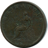 FARTHING 1807 UK GREAT BRITAIN Coin #AZ778.U - A. 1 Farthing