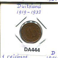 1 RENTENPFENNIG 1924 D ALLEMAGNE Pièce GERMANY #DA444.2.F - 1 Renten- & 1 Reichspfennig