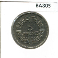 5 FRANCS 1935 FRANKREICH FRANCE Französisch Münze #BA805.D - 5 Francs