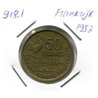 50 FRANCS 1952 FRANKREICH FRANCE Französisch Münze #AN474.D - 50 Francs