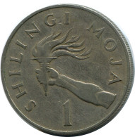 1 SHILLING 1966 TANZANIA Moneda #AR853.E - Tansania