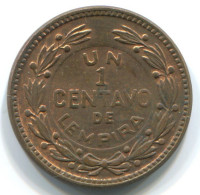 1 CENTAVO 1957 HONDURAS Coin #WW1148.U - Honduras