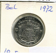 10 FRANCS 1972 DUTCH Text BELGIEN BELGIUM Münze #AU648.D - 10 Francs