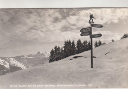 C7778) ANGERER ALM Mit Loferer Steinberge - Wintersportplatz ST. JOHANN I. TIROL - Hinweisschilder - St. Johann In Tirol
