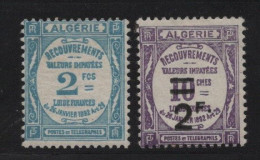 Algerie - Taxe N°20 + 24 - * Neufs Avec Charniere - Cote 45€ - Portomarken