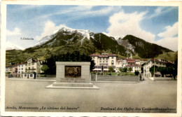 Airolo - Monumento "Le Vittime Del Lavoro" (2751) - Airolo