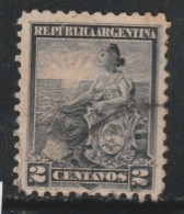 ARGENTINE 1380 // YVERT 112 // 1899-03 - Usati