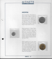 Argentina - Monete Del Mondo - Fascicolo 12: 1 Peso 1960; 1 Centavo UNC 1970; 50 Pesos UNC 1981 - Argentine