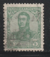 ARGENTINE 1387 // YVERT 135 // 1908-09 - Used Stamps