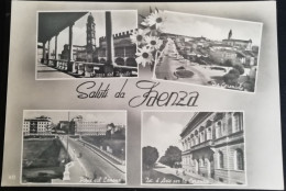 Cartolina ITALIA RAVENNA SALUTI DA FAENZA Italy Postcard Italien Ansichtskarte Carte Postale - Faenza