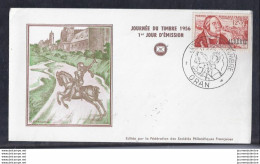 Enveloppe Federale Journee Du Timbre 1956 Oran - FDC