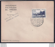 Enveloppe Locale Journee Du Timbre 1952 Sidi Bel Abbes - FDC