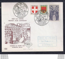 Enveloppe Pac Journée Du Timbre 1951 Soissons - 1950-1959