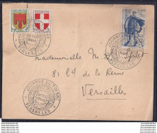 Enveloppe Locale Journee Du Timbre 1950 Versailles - 1950-1959