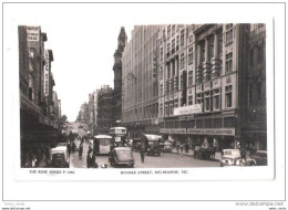 BUS CAR VAN ON RPPC Bourke Street MELBOURNE Victoria Australia UNUSED THE ROSE SERIES 1083 - Melbourne