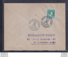 Enveloppe Locale Journee Du Timbre 1948 Monaco - Storia Postale