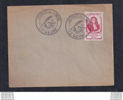 Enveloppe Locale  Journee Du Timbre 1947 Le Havre - Autres & Non Classés