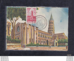 Carte Maximum Journee Du Timbre 1947 Toulouse Cathedrale 5 - Andere & Zonder Classificatie
