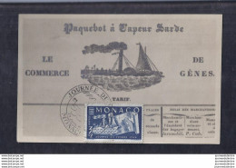 Carte Maximum Journee Du Timbre 1946 Monaco - Storia Postale