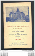 Catalogue Exposition Philatelique Vichy 1955 - Expositions Philatéliques