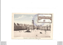 Carte Maximum Vignette Exposition Philatelique Charleville 1931 - Cartas & Documentos