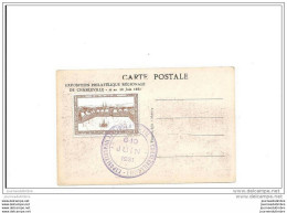 Entier Postal 15 C Semeuse  Exposition Philatelique Charleville 1931  Avec Vignette - Lettere