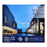 Malta Coins Set 2018 Euro 8 Coins Set BU Year Set Official Issue 00484 - Malta