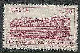 Italy:Unused Stamp Bus, 1972, MNH - Bus