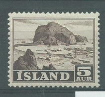 220043652  ISLANDIA.  YVERT  Nº  254  */MH - Unused Stamps