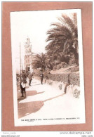 Melbourne Australia, Path Along Flinders Street Scene Vintage Rose P.1705 Real Photo Postcard - Melbourne