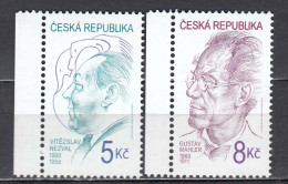 Czech Rep. 2000 - Personalities, Mi-Nr. 254/55, MNH** - Nuevos