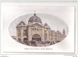 FLINDERS STREET RAILWAY STATION TRAIN STATION Melbourne AUSTRALIA UNUSED - Melbourne