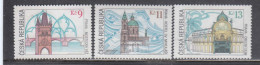 Czech Rep. 2000 - Architectural Styles In Prague, Mi-Nr. 264/66, MNH** - Nuevos