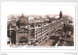 RAILWAY STATION FLINDERS STREET TRAIN STATION Melbourne AUSTRALIA UNUSED THE ROSE SERIES - Melbourne