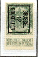 Préo Typo  BRUXELLES 12 - Tipo 1906-12 (Stendardi)