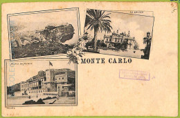 Ac9420 - MONACO - VINTAGE POSTCARD - Monte-Carlo - 1901 - Monte-Carlo