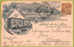 Ac9432 - MONACO - VINTAGE POSTCARD - La Condamine  - 1895 - La Condamine
