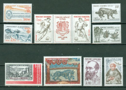 Andorra Fr. 1982/1983 Années Complète Yv.  300/09**, 310/26**,  -  Cote Yv. € 40,40 (2 Scans) - Full Years