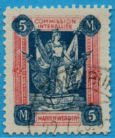 DMarienwerder 1920 3 5 M Bleu/red 1 Value Cancelled 2304.2916 - Otros & Sin Clasificación