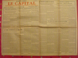 Delcampe - Affiche De Presse. Le Capital. Actualités Du 17 Septembre 1930 - Affiches